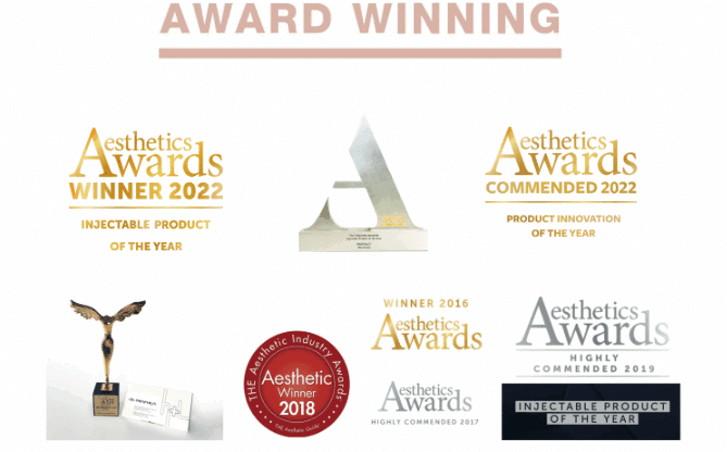 award winning profhilo aesthetic award