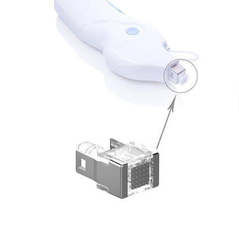 Adoption of medical grade PC from Germany Bayer and Medical 3161 stainless. Finally, only adopts 7 components to combine the Electroporation and microchip transdermal technologies perlectly. which greatly improves the absorption rate