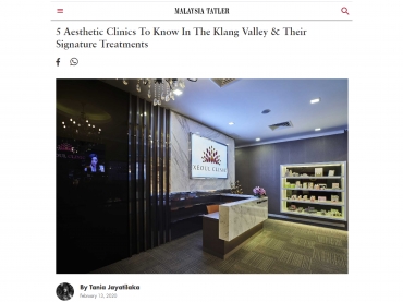 malaysia tatler – 5 Aesthetic Clinics To Know In The Klang Valley & Their Signature Treatments