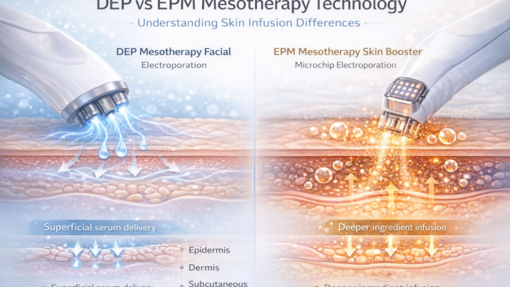 DEP Mesotherapy Facial vs EPM Mesotherapy Skin Booster | Needle-free Guide