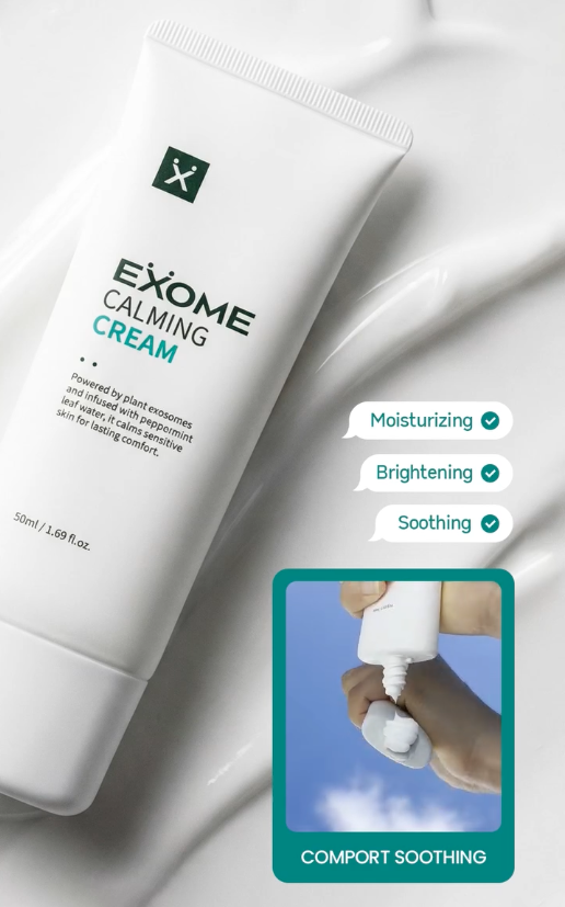 exome calming cream texture