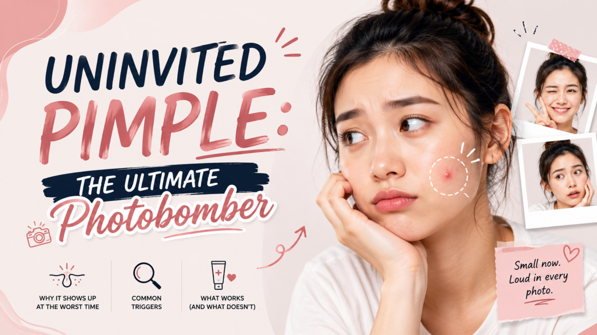 Uninvited pimple: the ultimate photobomber